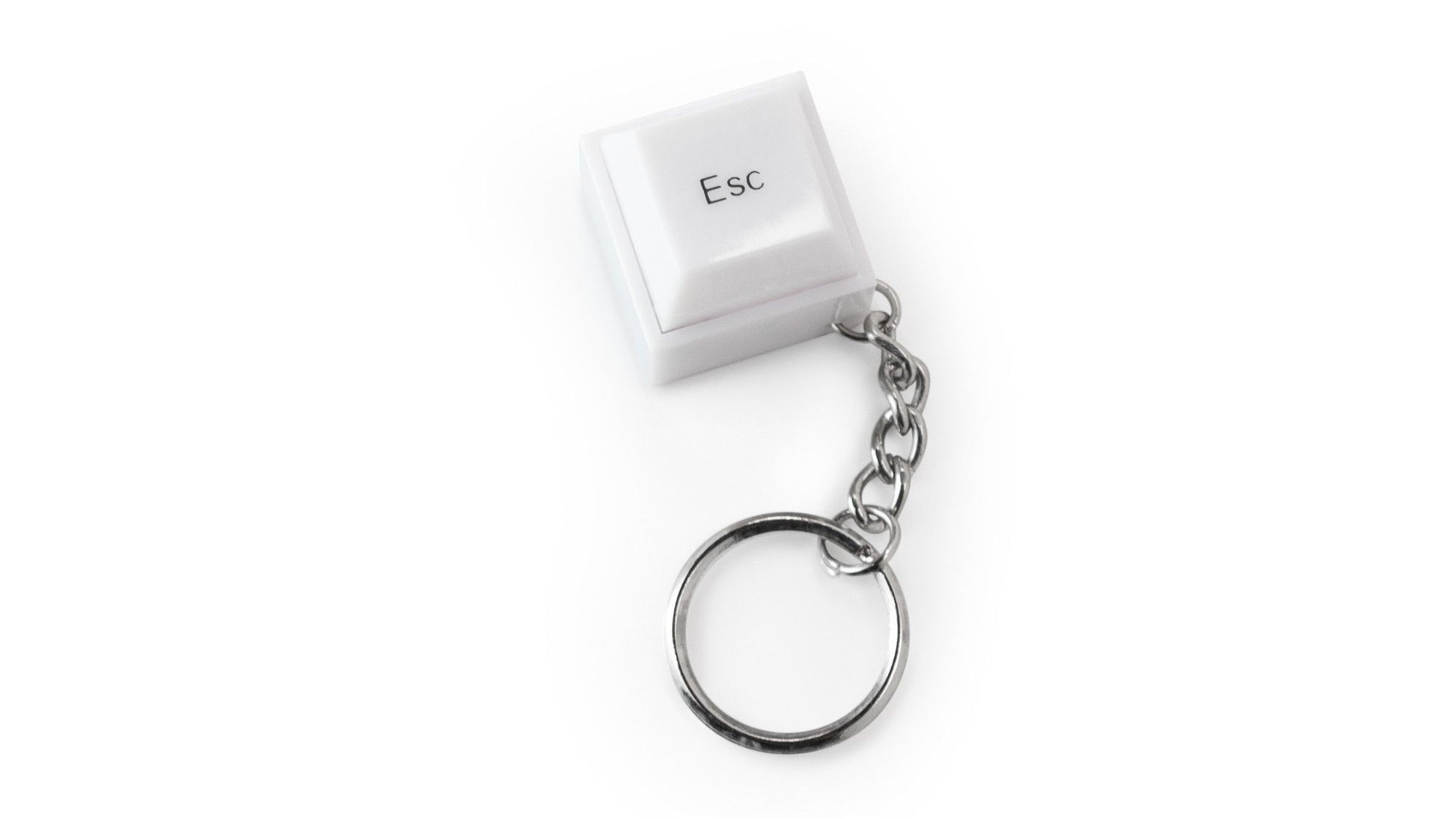Esc Keyboard Button with Super Bright White LED Keychain Fidget Button - Premium Key chain from Doba - Just $21.58! Shop now at Handbags Specialist Headquarter