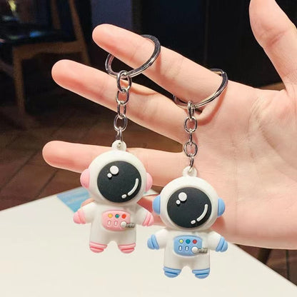Cartoon Astronaut Keychain PVC Pendant - Premium Key chain from Doba - Just $14.60! Shop now at Handbags Specialist Headquarter