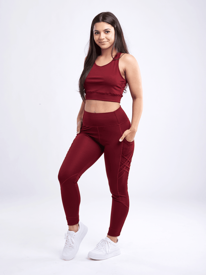 Lightweight Racerback Training Crop Tank Top for Women - Premium Tops from Doba - Just $29.75! Shop now at Handbags Specialist Headquarter