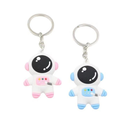 Cartoon Astronaut Keychain PVC Pendant - Premium Key chain from Doba - Just $14.60! Shop now at Handbags Specialist Headquarter