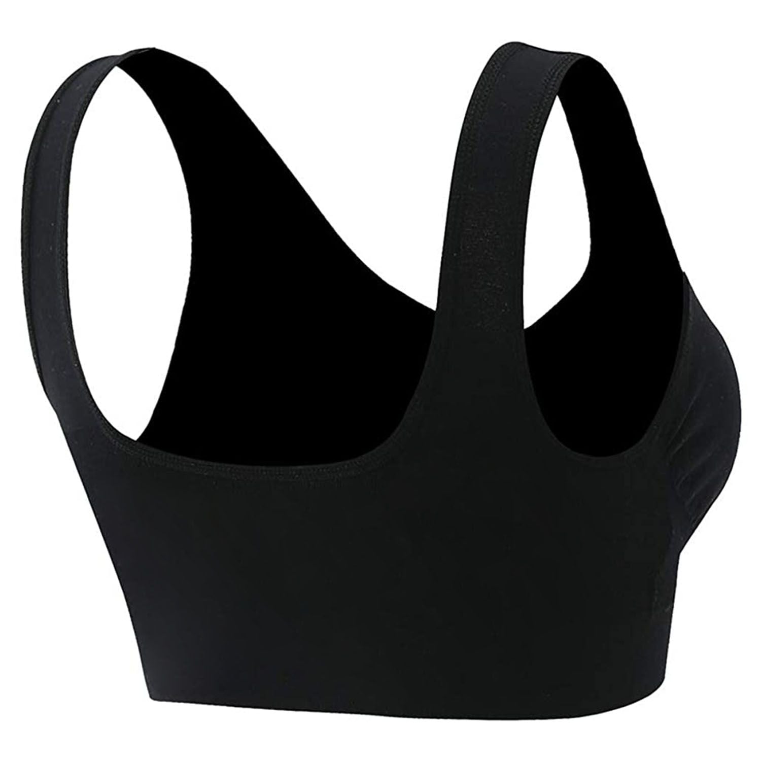 3 Pack Sport Bras For Women Seamless Wire free Bra Light Support Tank Tops For Fitness Workout Sports Yoga Sleep Wearing - Premium Tops from Doba - Just $32.50! Shop now at Handbags Specialist Headquarter