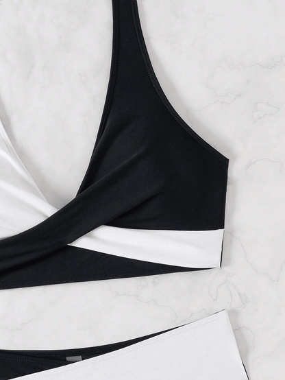 Women's two-piece multi color quick drying fashionable bikini swimsuit - Premium Swimsuit Set from Doba - Just $29.48! Shop now at Handbags Specialist Headquarter