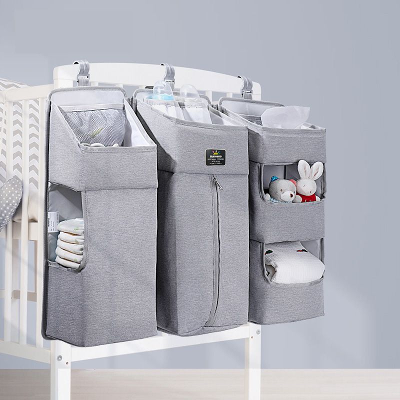 Sunveno Baby Storage Organizer Crib Hanging Storage Bag Caddy Organizer for Baby Essentials Bedding Set Diaper Storage Bag - Premium Diaper Bags Set from Doba - Just $102.65! Shop now at Handbags Specialist Headquarter