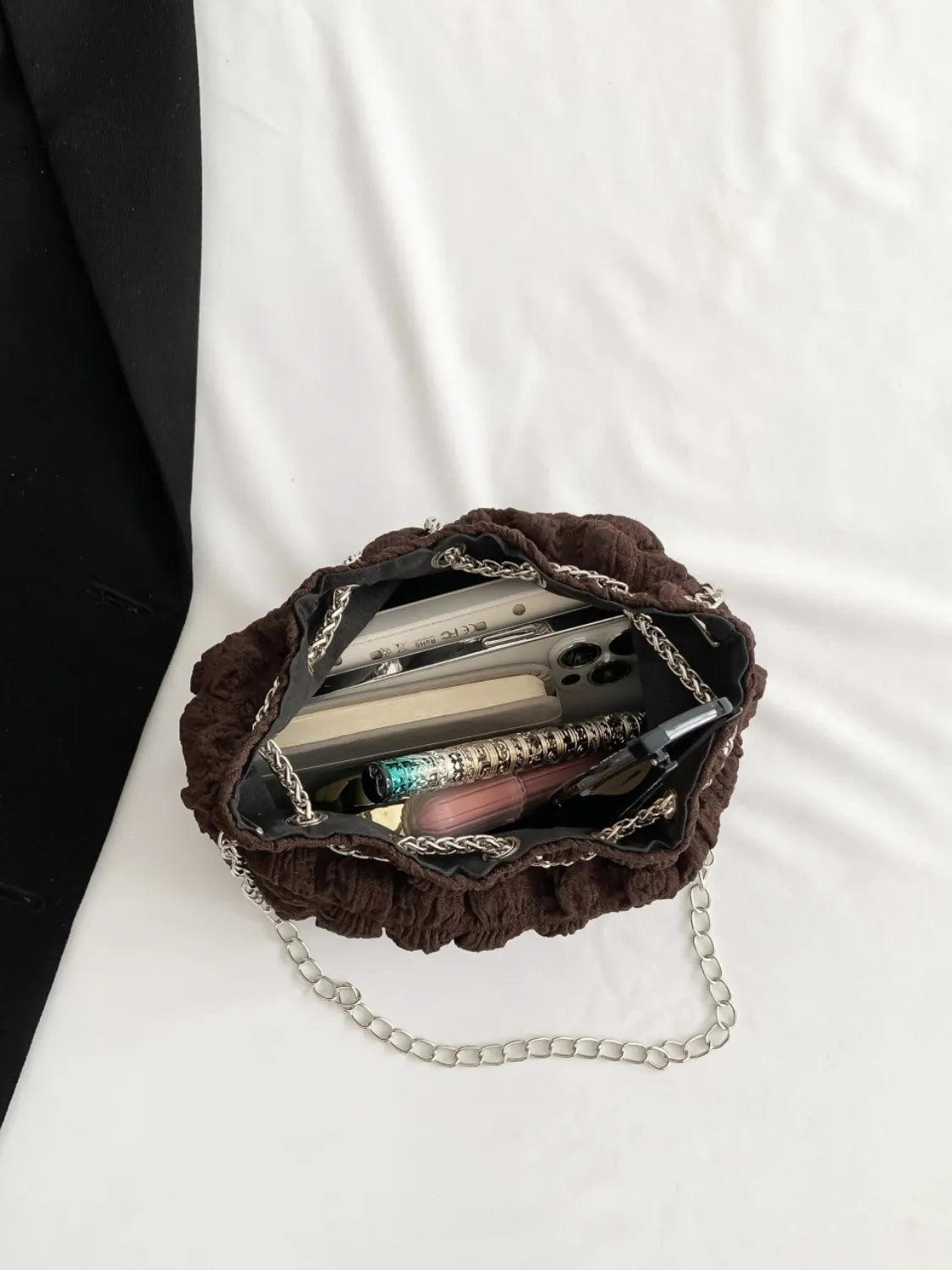 Bubble Texture Bucket Bag.