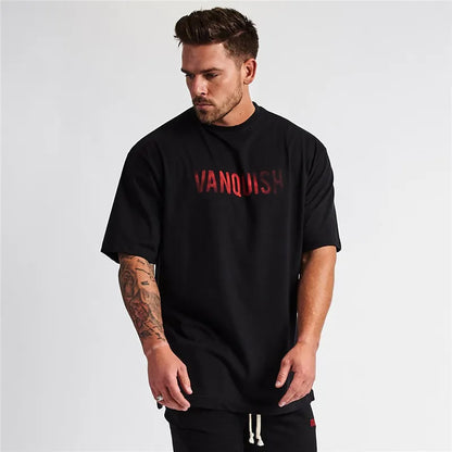 Men's Plus Size Round Neck Half Sleeve T-Shirt - Premium Men's T Shirt from Trendsi - Just $21.52! Shop now at Handbags Specialist Headquarter
