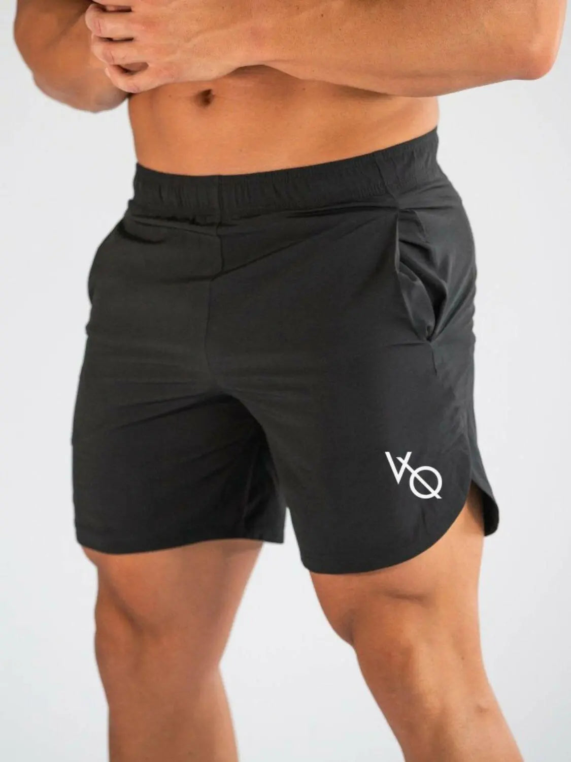 Men's Elastic Waist Active Shorts.