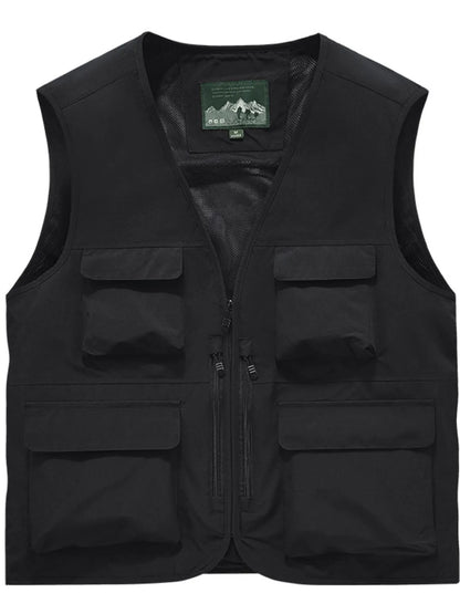 Men's Full Size Zip Up Vest Plus Size - Premium  from Trendsi - Just $39.98! Shop now at Handbags Specialist Headquarter