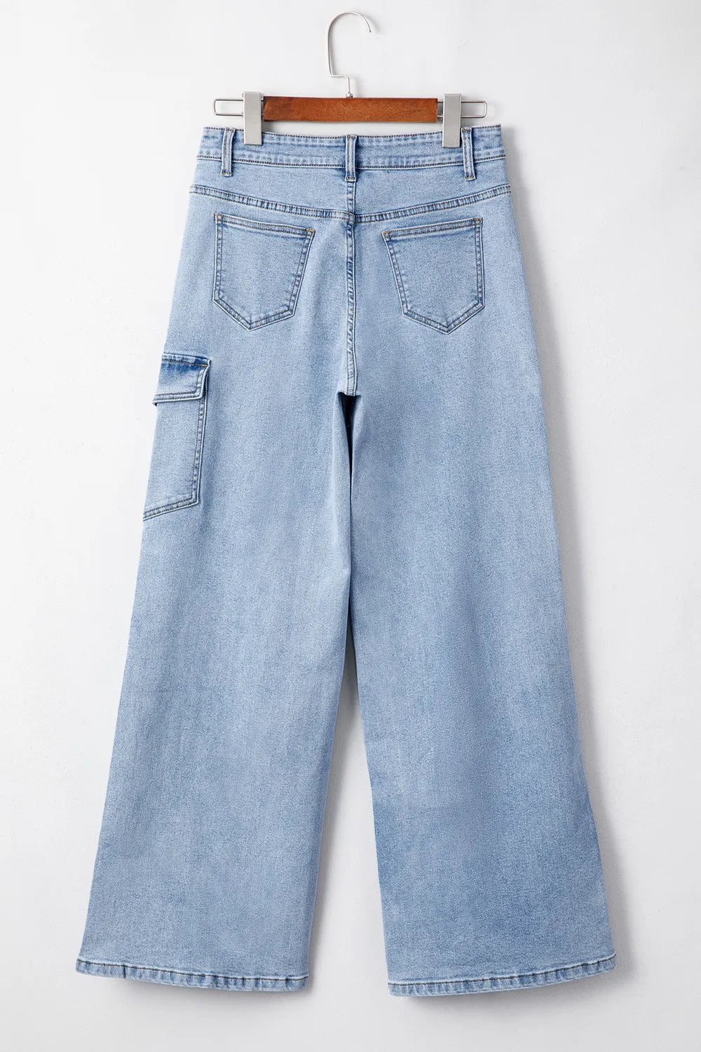 Bowknot Decor Cargo Jeans - Premium Women / Jeans & Denim from Trendsi - Just $56.70! Shop now at Handbags Specialist Headquarter