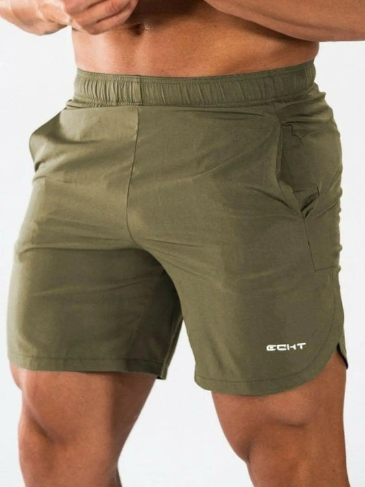 Men's Elastic Waist Active Shorts.