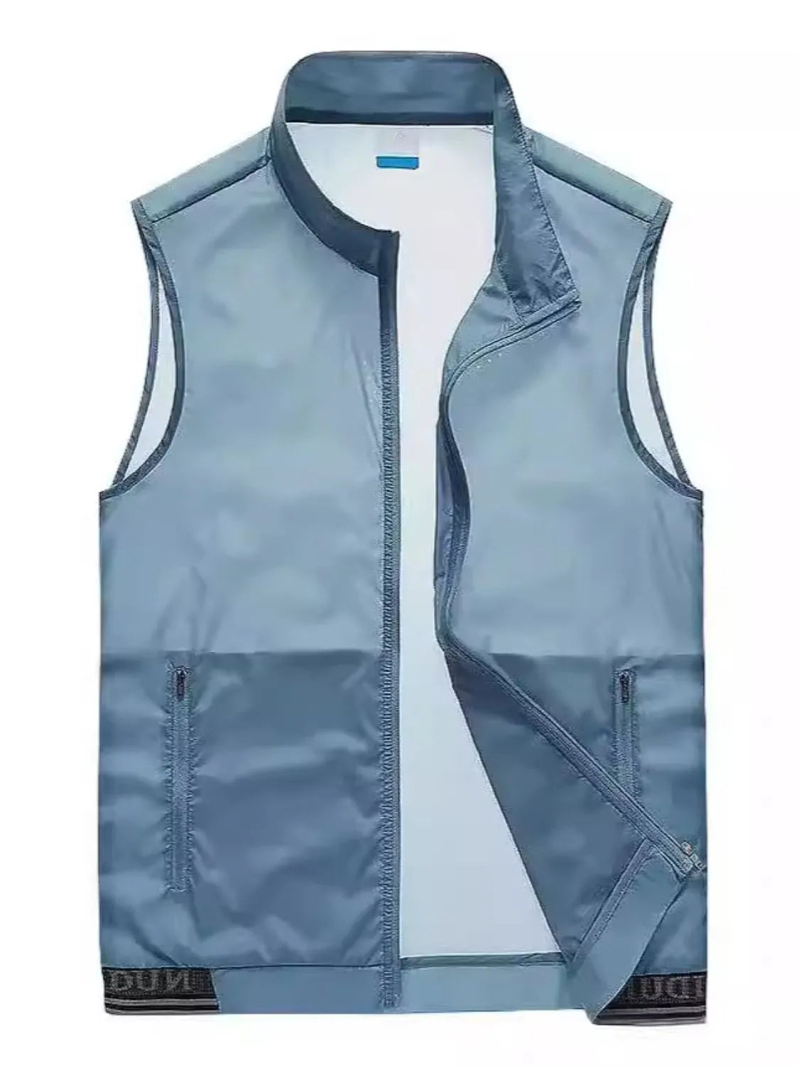 Men's Plus Size Zip Up Vest - Premium  from Trendsi - Just $31.74! Shop now at Handbags Specialist Headquarter