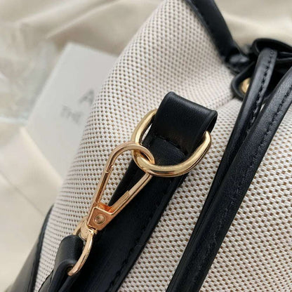 Straw Braided Adjustable Strap Crossbody Bag - Premium Crossbody Bag from Trendsi - Just $38.99! Shop now at Handbags Specialist Headquarter