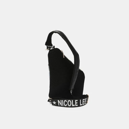 Nicole Lee USA Vegan Leather Leopard & Lip Pattern Crossbody Bag - Premium Wallet from Trendsi - Just $53.99! Shop now at Handbags Specialist Headquarter