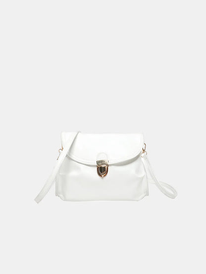 PU Leather Adjustable Strap Crossbody Bag - Premium Crossbody Bag from Trendsi - Just $18.99! Shop now at Handbags Specialist Headquarter