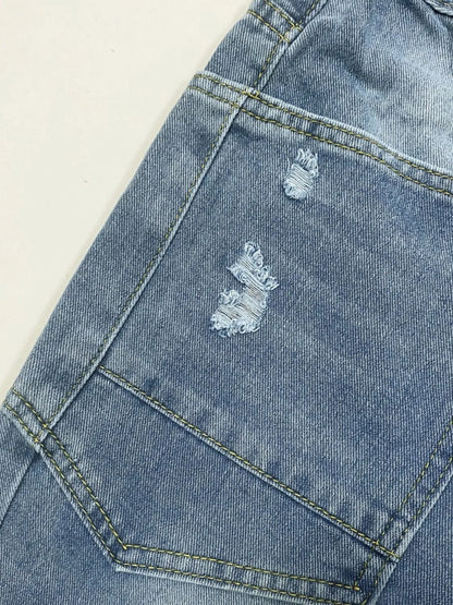 Distressed Jeans with Pockets - Premium Women / Jeans & Denim from Trendsi - Just $35.86! Shop now at Handbags Specialist Headquarter