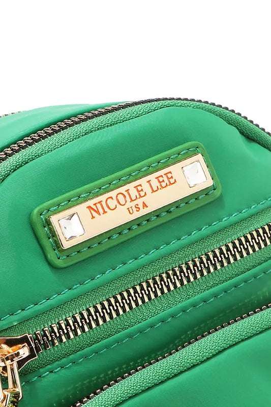 Nicole Lee USA Color Patch Crossbody Bag - Premium Crossbody Bag from Trendsi - Just $62.99! Shop now at Handbags Specialist Headquarter