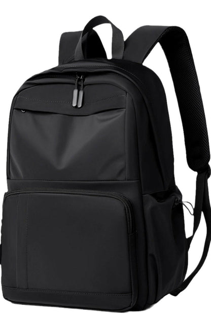 Multi-Pockets Solid Color Backpack Bag.