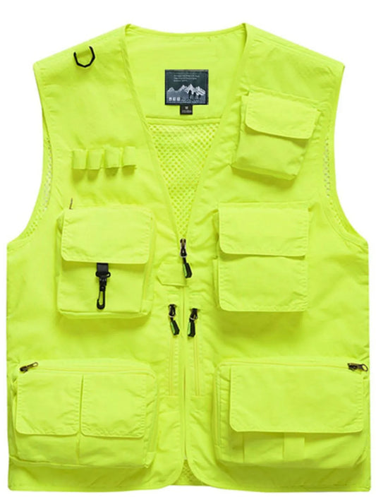 Men's Full Size Mesh Zip Up Vest Plus Size - Premium  from Trendsi - Just $44.12! Shop now at Handbags Specialist Headquarter