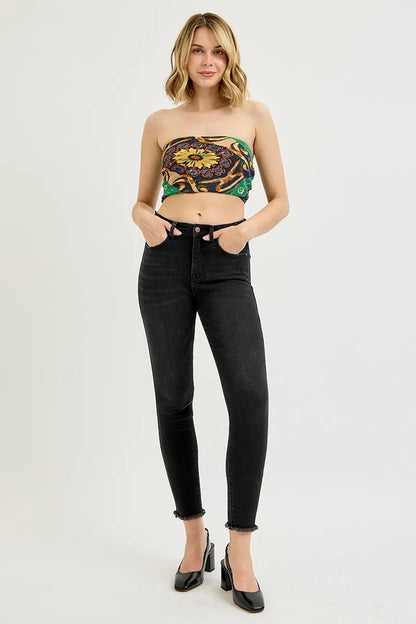 RISEN Full Size Tummy Control High Rise Adjustable Waist Skinny Jeans Plus Size - Premium Women / Jeans & Denim from Trendsi - Just $61.99! Shop now at Handbags Specialist Headquarter