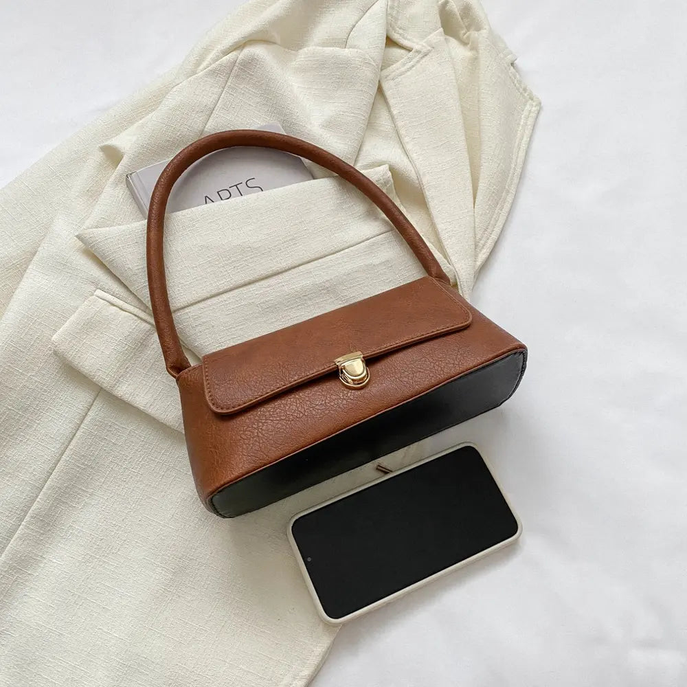 PU Leather Shoulder Bag - Premium Handbags from Trendsi - Just $19.99! Shop now at Handbags Specialist Headquarter