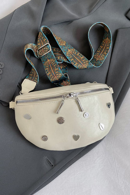 PU Leather Sling Bag - Premium Crossbody Bag from Trendsi - Just $26.99! Shop now at Handbags Specialist Headquarter