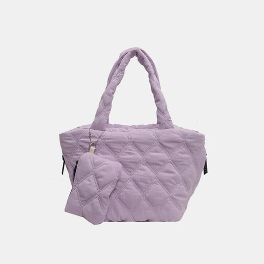 Polyester Medium Tote Bag - Premium Tote Bag from Trendsi - Just $32.99! Shop now at Handbags Specialist Headquarter