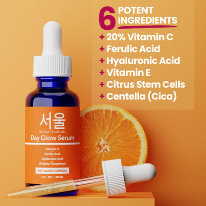 SeoulGlow 20% C + HA Anti - Aging Serum 1oz - Handbags Specialist Headquarter