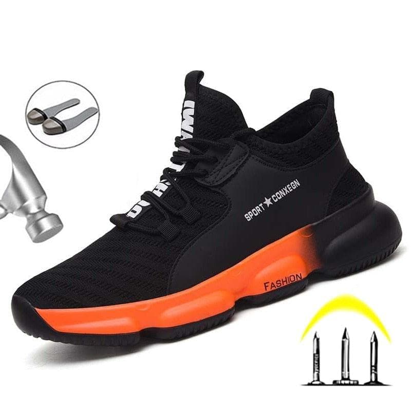 Safety Shoes Boots For Men Steel Toe Shoes - Premium Men's shoes from eprolo - Just $54.86! Shop now at Handbags Specialist Headquarter
