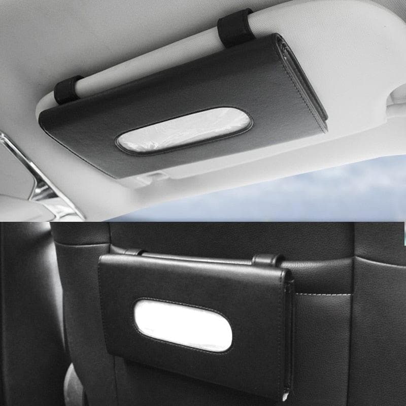 1 Pcs Car Tissue Box Towel Sets Car Sun Visor Tissue Box Holder Auto Interior Storage Decoration for BMW Car Accessories - Premium AUTO ELECTRONICS from eprolo - Just $14.56! Shop now at Handbags Specialist Headquarter