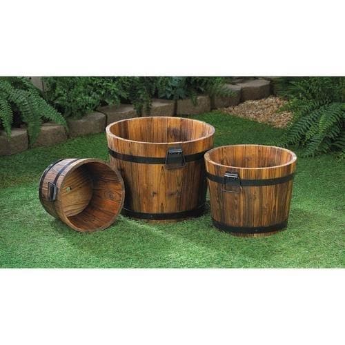 Apple Barrel Planters Trio - Premium Summerfield Terrace from Summerfield Terrace - Just $98.21! Shop now at Handbags Specialist Headquarter