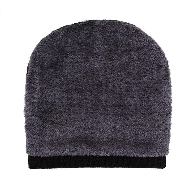 winter men's youth windproof wool hat wild tide winter men's knit hat plus velvet cold warm hat - Handbags Specialist Headquarter