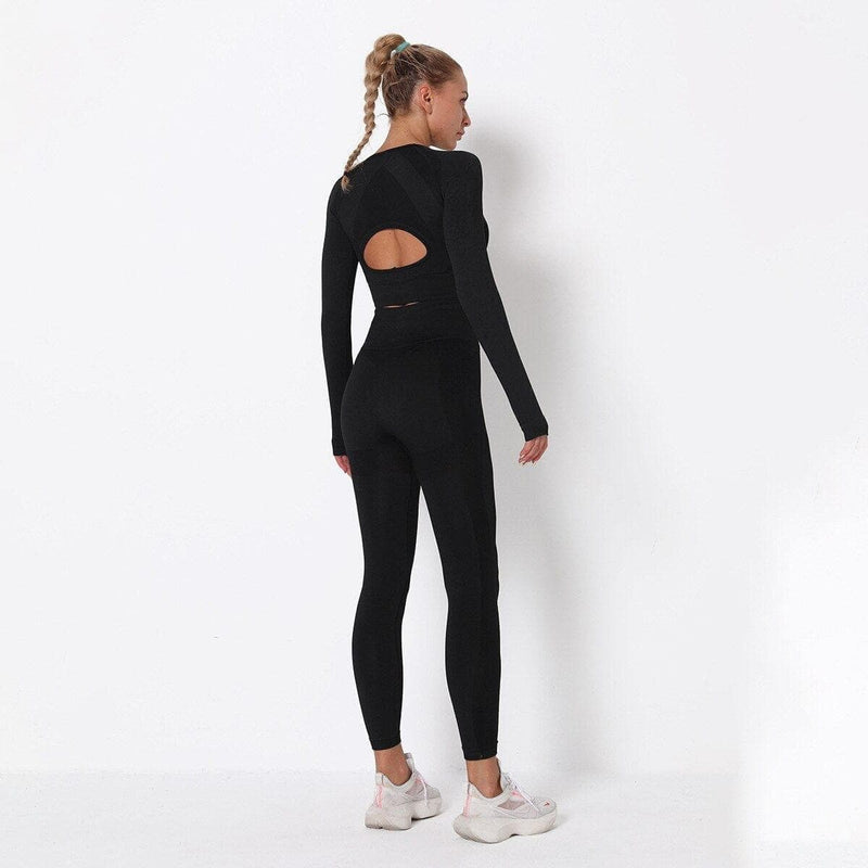 Yoga Clothing Set Sports Suit Women Sportswear Sports Outfit Fitness Set Athletic Wear Gym Seamless Workout Clothes For Women - Premium Women Suit from eprolo - Just $39.99! Shop now at Handbags Specialist Headquarter
