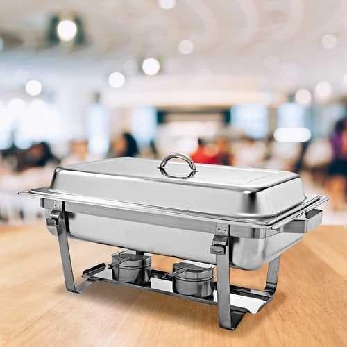 2 Packs Chafing 9 Quart Stainlessl Rectangular Chafer Buffet - Premium Home & Garden > Kitchen & Dining > Kitchen Appliances > Food Warmers > Chafing Dishes from Costway - Just $96.48! Shop now at Handbags Specialist Headquarter