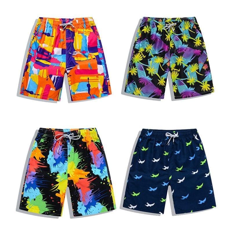 2019 Summer Fitness Shorts Men Board Shorts Brand Swimwear Men Beach Shorts Men Short Quick Dry Women Trunks Printed Boardshort - Handbags Specialist Headquarter