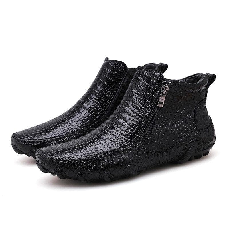 2020 Genuine Leather Shoes Men Chelsea Boots Autumn Early Winter Ankle Boots Casual Cow Leather Male Shoes Black Footwear A1265 - Premium Men's shoes from eprolo - Just $67.18! Shop now at Handbags Specialist Headquarter