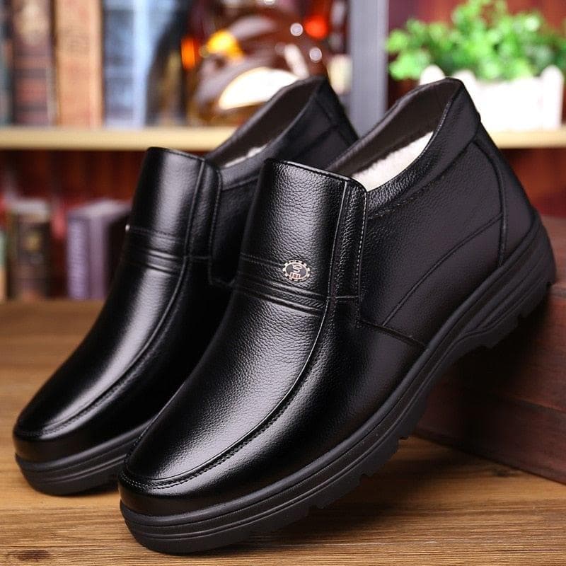 2020 Genuine Leather Shoes Men Winter Boots Warm Cotton Shoes for Cold Winter Cow Leather Men Ankle Boots Male Footwear A1883 - Premium Men's shoes from eprolo - Just $44.82! Shop now at Handbags Specialist Headquarter