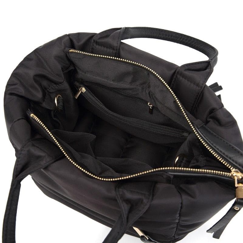 New Winter Space Cotton Handbag Women Casual Totes Bag Down Feather Padded Lady Shoulder Bag Sac A Mian Crossbody Bag - Premium WOMEN'S Handbags from eprolo - Just $46.98! Shop now at Handbags Specialist Headquarter