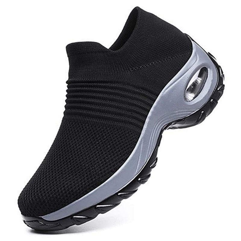 2020 Spring Women Sneakers Shoes Flat Slip on Platform Sneakers for Women Black Breathable Mesh Sock Sneakers Shoes - Premium Women Sneakers from . - Just $35.00! Shop now at Handbags Specialist Headquarter