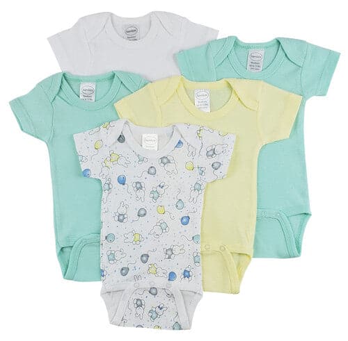 Bambini Short Sleeve One Piece 5 Pack - Premium  from USAdrop - Just $38.90! Shop now at Handbags Specialist Headquarter