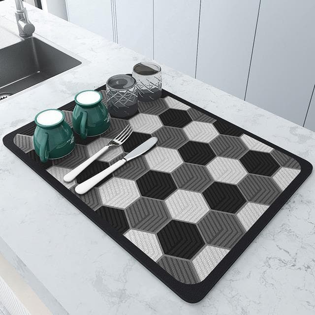 Super Absorbent Kitchen Counter Drying Mat - Premium  from USAdrop - Just $19.89! Shop now at Handbags Specialist Headquarter