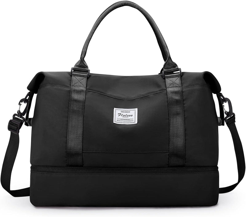 Travel Duffel Bag, Sports Tote Gym Bag, Shoulder Weekender Overnight Bag for Women - Premium BAGS AND HANDBAGS from Visit the HYC00 Store - Just $21.49! Shop now at Handbags Specialist Headquarter