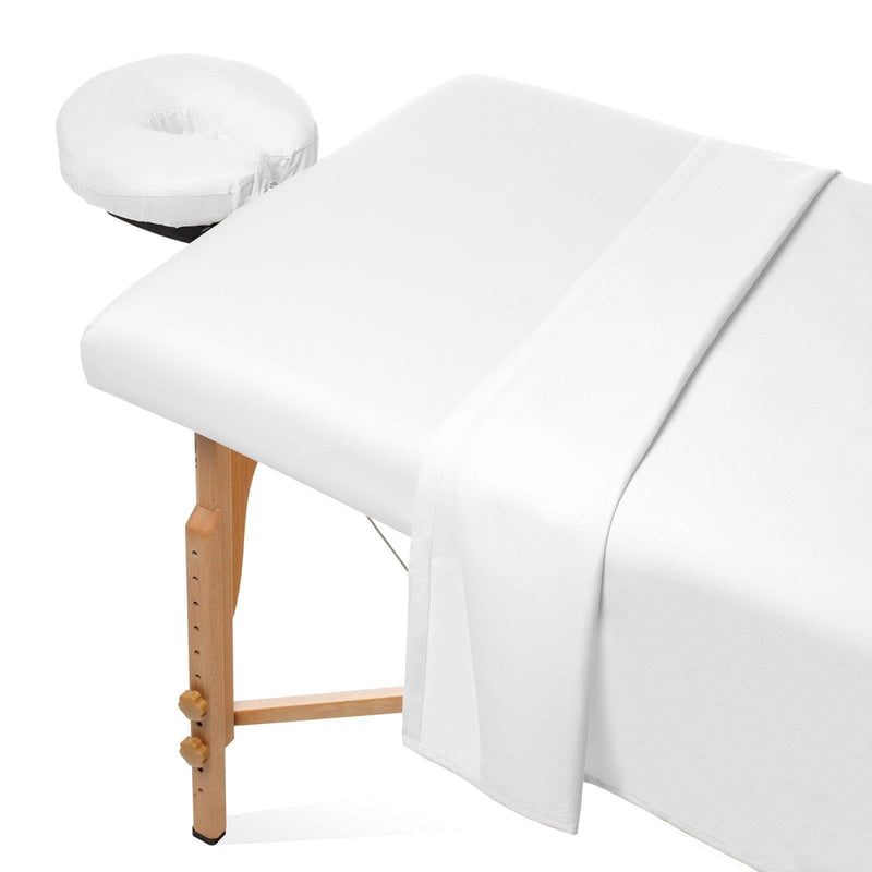 3-Piece Microfiber Massage Table Sheet Set - Premium Facial Bed Cover - Includes Flat and Fitted Sheets with Face Cradle Cover - Premium massage equipment from Saloniture - Just $39.78! Shop now at Handbags Specialist Headquarter