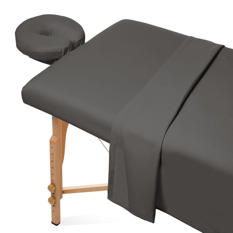 3-Piece Microfiber Massage Table Sheet Set - Premium Facial Bed Cover - Includes Flat and Fitted Sheets with Face Cradle Cover - Premium massage equipment from Saloniture - Just $39.78! Shop now at Handbags Specialist Headquarter