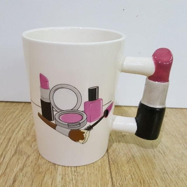 300ml Creative Ceramic Mugs Girl Tools Beauty Kit Specials Nail Polish Handle Tea Coffee Cup Personalized Mug Beauty Tool Cup - Premium Cups from eprolo - Just $23.99! Shop now at Handbags Specialist Headquarter