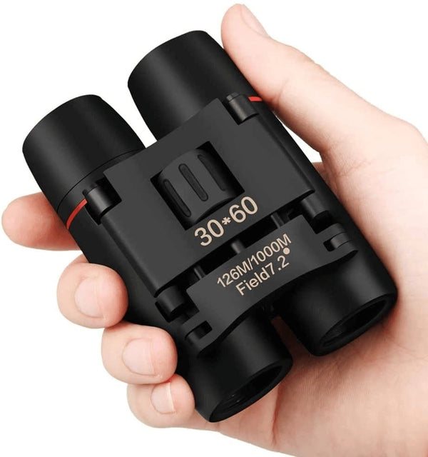 30X60 Mini Compact Binoculars for Kids and Adults, Portable Pocket Foldable Binoculars for Waterproof Bird Watching, Mountaineering, Outdoor Hunting - Premium  from Xinshengkang - Just $27.78! Shop now at Handbags Specialist Headquarter