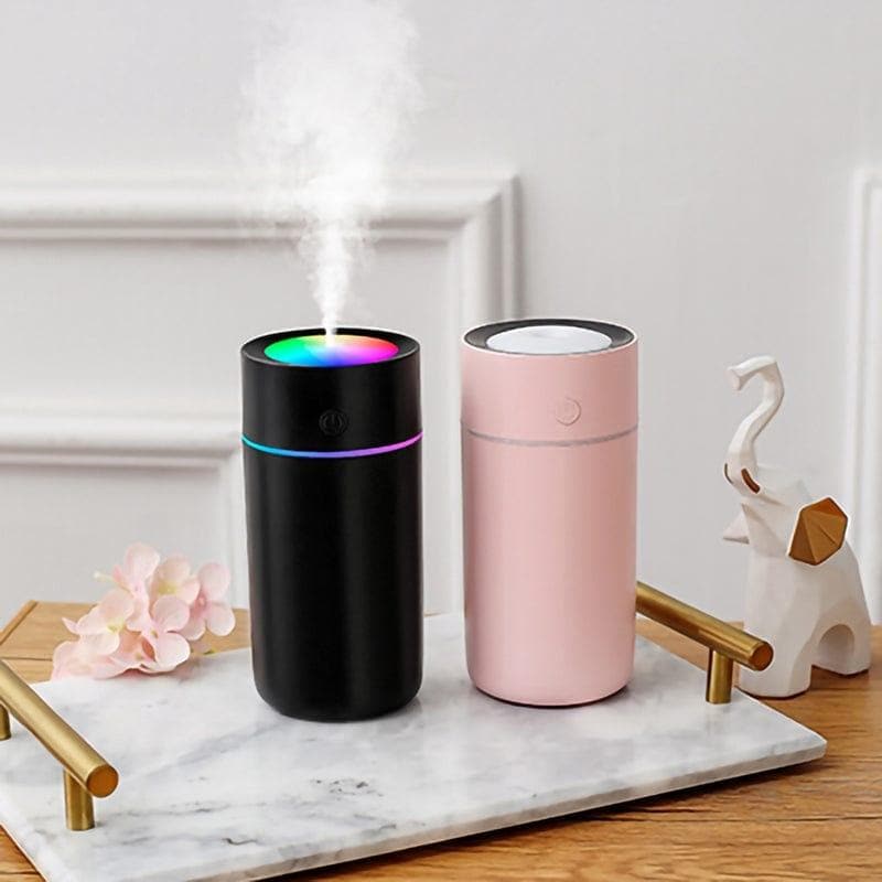320ML Portable Mini Nano Humidifier,Desktop Cool Mist Humidifier With 7 Color LED Night Light For Car Home Travel Office - Premium health from EFINNNY - Just $28.63! Shop now at Handbags Specialist Headquarter