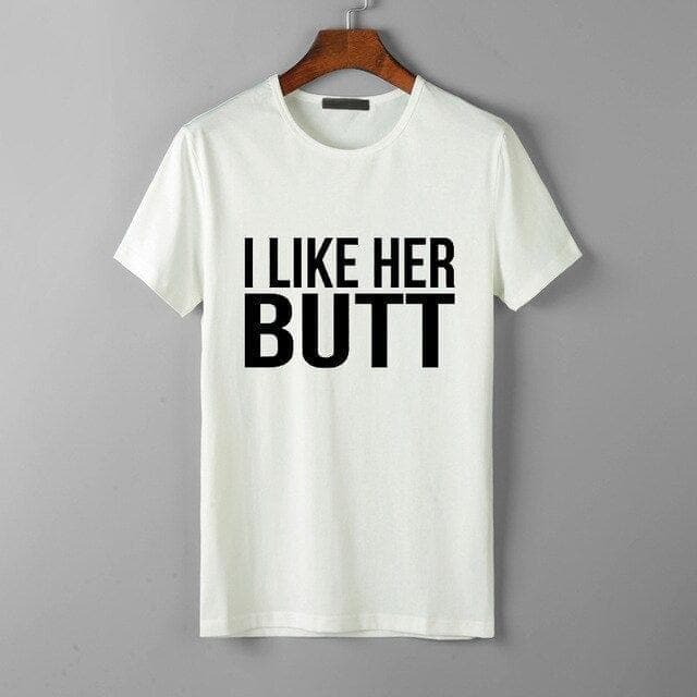 I Like his Beard I Like Her Butt Tumblr T-Shirt  His Beard & Her Butt T-shirts - Premium Women's T Shirt from eprolo - Just $16.74! Shop now at Handbags Specialist Headquarter