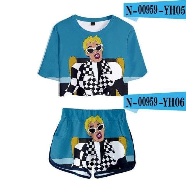Cardi B Spring Hot Short Sleeve T-shirt - Premium  from eprolo - Just $32.34! Shop now at Handbags Specialist Headquarter