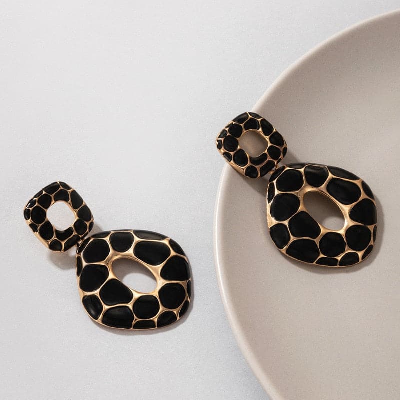 Earrings Trend New Boho Fashion Earrings For Women Cool Stuff Personality Square Leopard Print Geometry Vintage Jewelry - Premium Earrings from eprolo - Just $17.99! Shop now at Handbags Specialist Headquarter