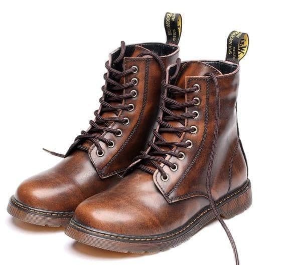 Big size men's boots man ankle shoes genuine leather half boots woman cow muscle sole lace up shoes for Unisex zy857 - Premium Men's shoes from eprolo - Just $72.92! Shop now at Handbags Specialist Headquarter
