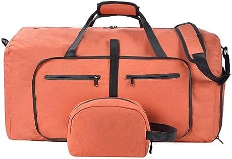 Felipe Varela 65L Duffle Bag with Shoes Compartment and Adjustable Strap,Foldable Travel Duffel Bags for Men Women,Waterproof Duffel Bags - Premium Travel Duffels from Visit the Felipe Varela Store - Just $28.99! Shop now at Handbags Specialist Headquarter